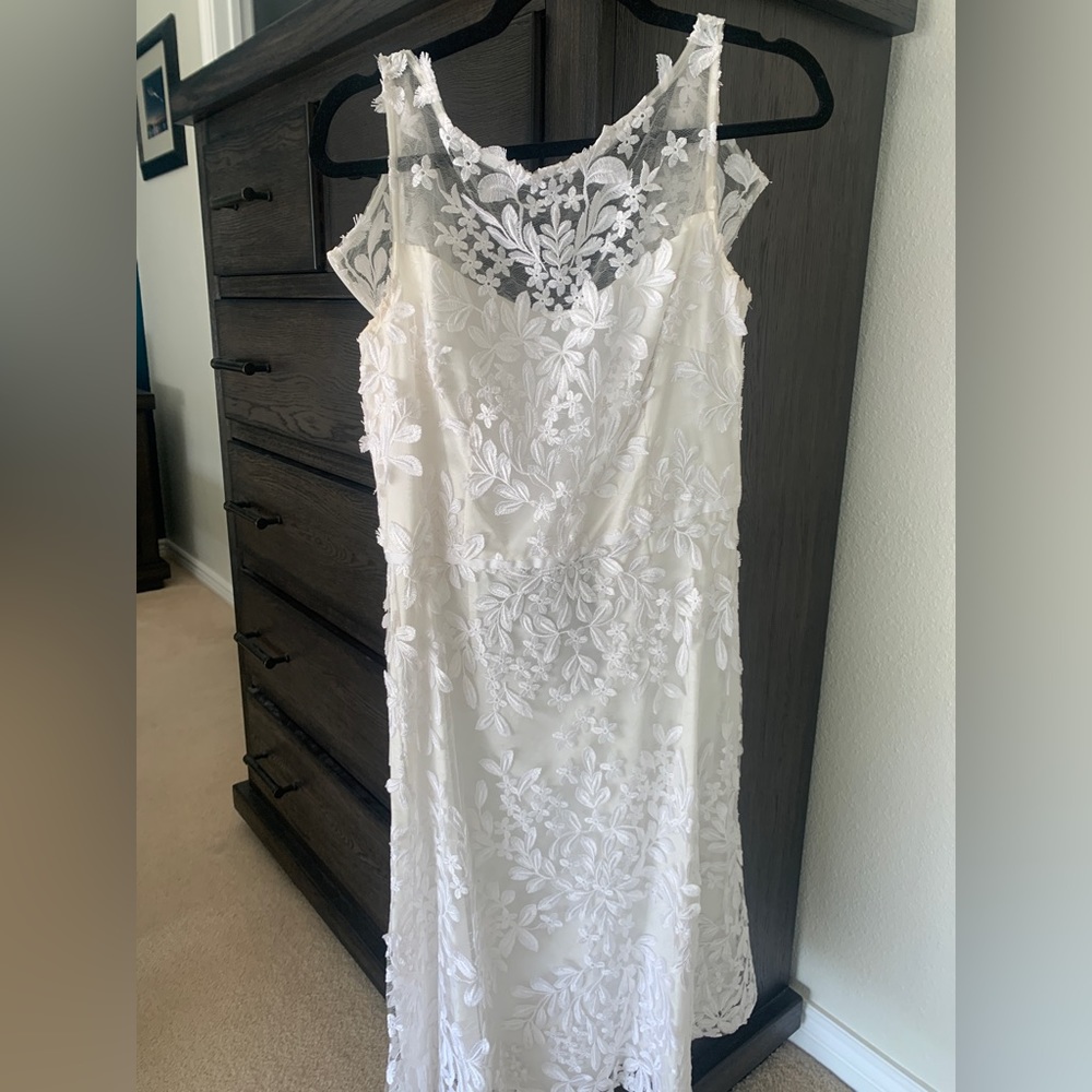 JS Collection White Floral Dress